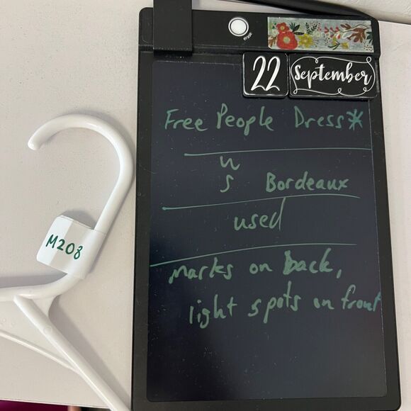 Free People Cha Cha Mini Skater Dress Womens S Small Bordeaux - Picture 12 of 13